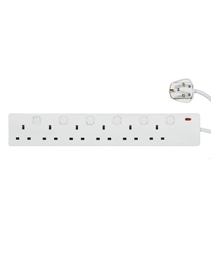 6 Way Switcher Extension Lead 2 Meter