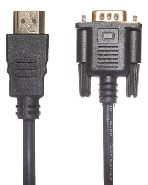 2 Metre Gold HDMI to VGA High Speed Cable